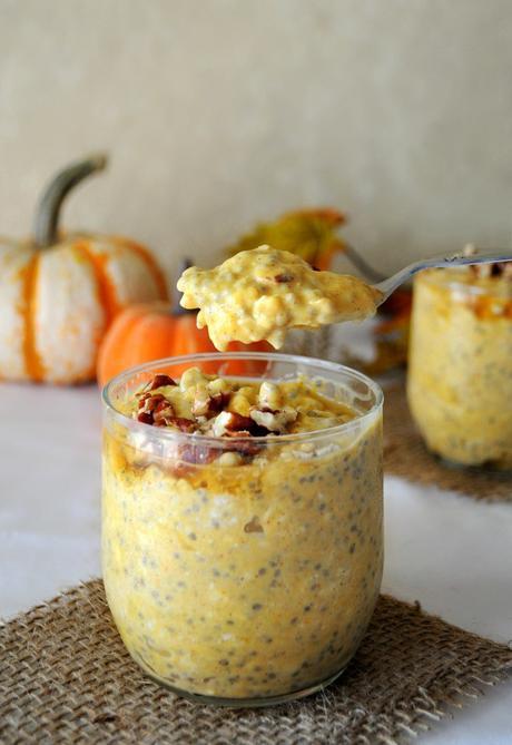 Pumpkin Recipe Round Up Pumpkin Pie Overnight Oats