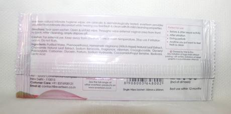 Everteen Natural Intimate Hygiene Wipes