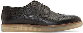 The Forward Brogue:  H By Hudson Pebbled Leather Harvey Brogues