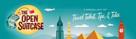 Take a Virtual Trip at Your Library Open Suitcase Banner