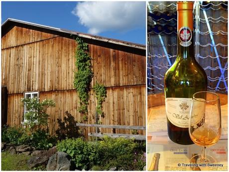 Domaine Acer in Auclair, Québec; a taste of one of four maple-based spirits, Val Ambré