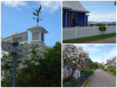 Along the streets of charming Kamouraska, weather vanes and curved eaves are common sights.