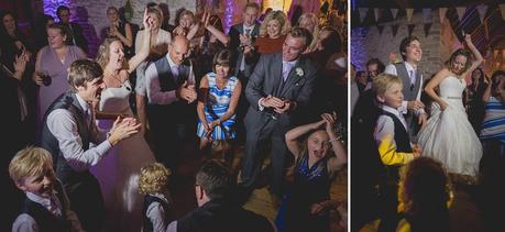 Evening party at Kingston Country Courtyard Wedding