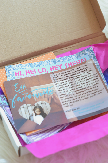 Eff is for Effie Box Daisybutter - Hong Kong Lifestyle and Fashion Blog: Effie Box review, monthly crafting subscription