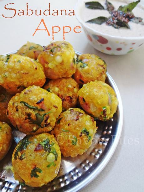 Sabudana / Sago Appe