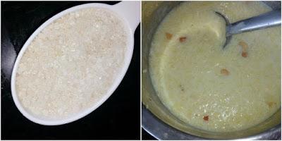paal payasam recipe - rice kheer recipe