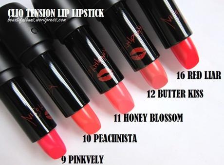 CLIO Tension Lip lipsticks (2)