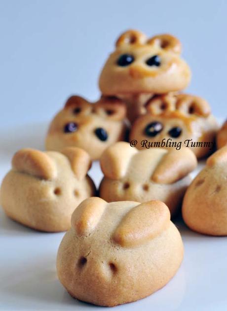 猪笼饼 (Piglet cookie) (Airfryer)