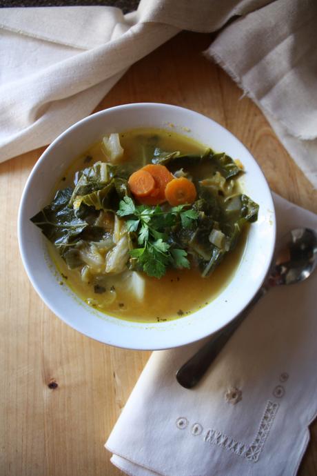 Butternut Squash, Sweet Potato + Carrot Fall Soup {Sopa da Avo}