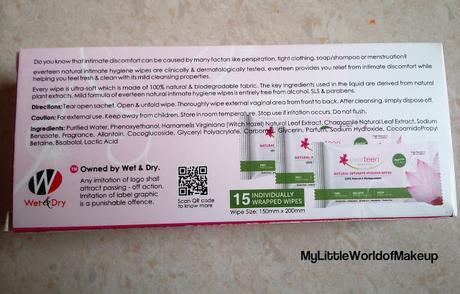 Everteen Intimate Hygiene Wipes Review