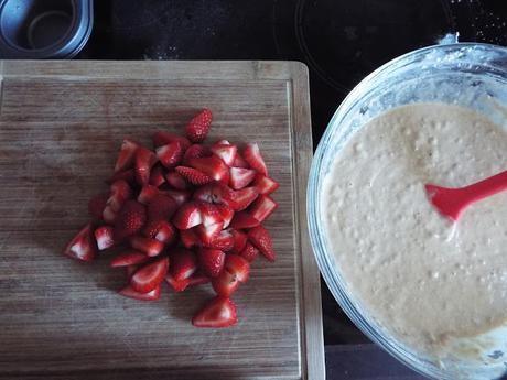 Strawberry Muffins with Jubilee Strawberries