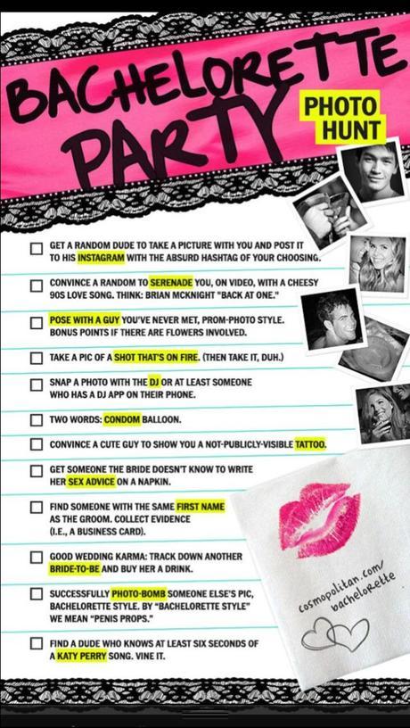 Cosmopolitan Bachelorette Party Checklist