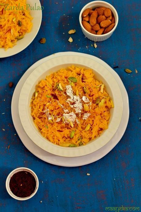 zarda pulao recipe