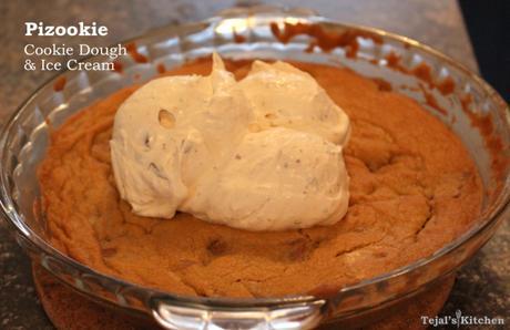 Pizookie & Banana Choc Chip Ice Cream