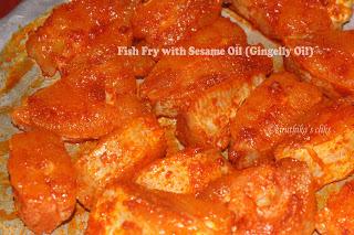 Fish Fry with Sesame Oil (Gingelly Oil)