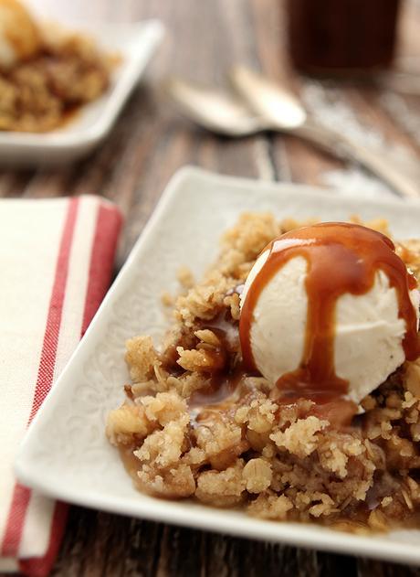 Boozy Apple Crisp