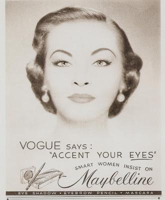 Vintage Maybelline print ads considered works of art.