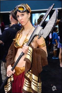 Sheikahchica Cosplay as Princess Leia (Sandstorm Garb) (Photo by unkown)