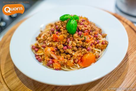 Fitness On Toast Faya Blog Girl Healthy Recipe Food Quorn Bolognese Meal Low Fat Diet Healthier Lighter Light Protein-9