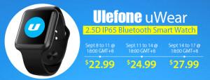 Ulefone uWear Bluetooth smart Watch Coupon