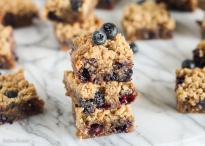 Blueberry Crumb Blondies