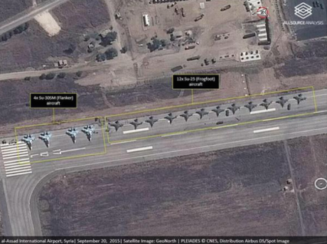 Russian air base near Latakia, Syria