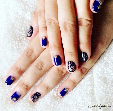 My Baroque and Galaxy inspired Nails by Nailz Treats!