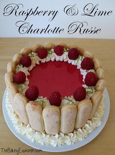 Raspberry & Lime Charlotte Russe: GBBO Week #7