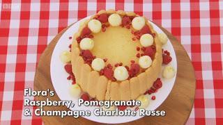 Raspberry & Lime Charlotte Russe: GBBO Week #7