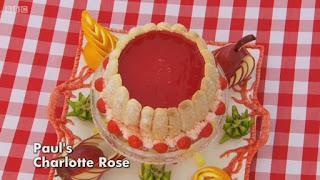 Raspberry & Lime Charlotte Russe: GBBO Week #7