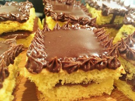 chocolate smooth icing on the top of mary berry chocolatines