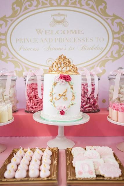 Beautiful Princess themed 1st birthday by Oh Feri - Party and Event Styling