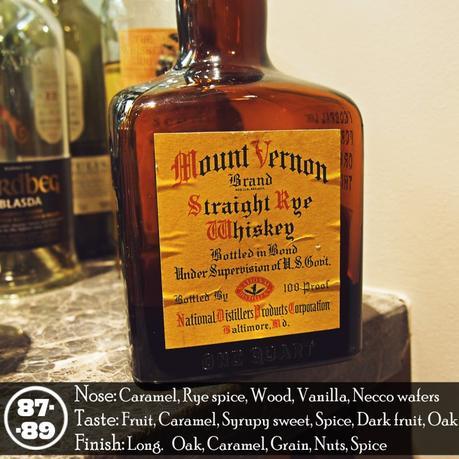 Mount Vernon Rye Whiskey Review
