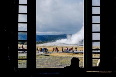 Old Faithful. Homage to Charlene, who took a much better version of this shot.