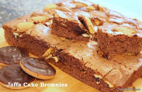 Jaffa Cake Brownies