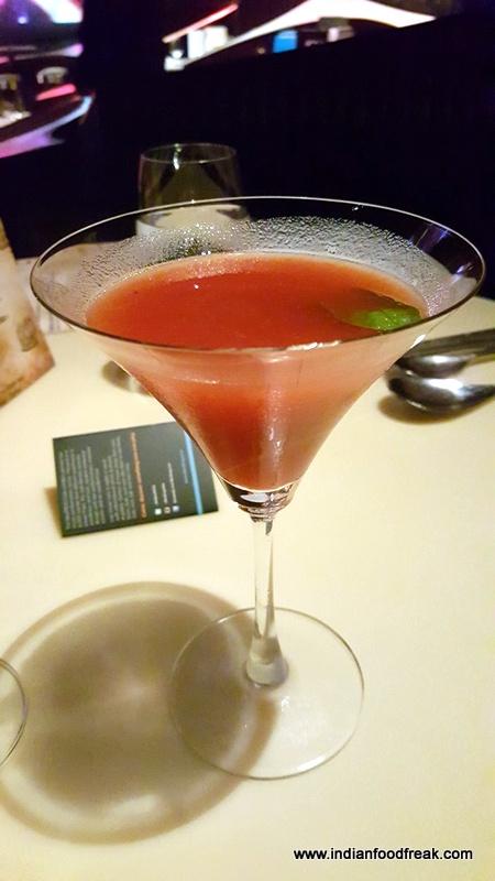 Strawberry and Basil martini