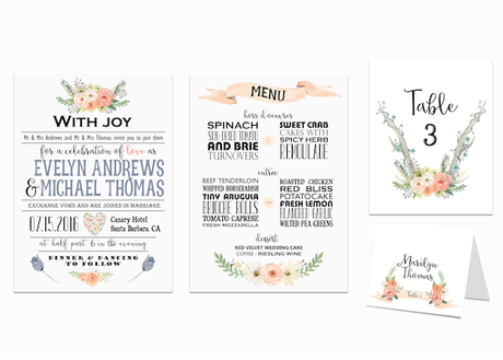 printable wedding invitations