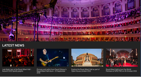Royal Albert Hall: how mobile first strategy led to a stunning website design