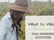 Fall Outfits Weekend Activities