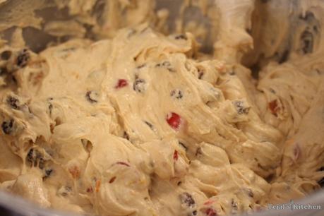 Light Fruit Anniversary Cake