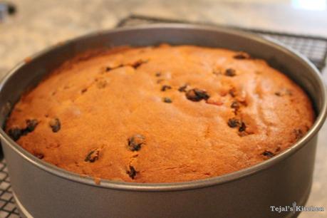 Light Fruit Anniversary Cake