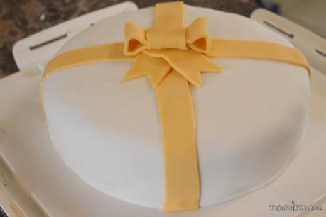 Light Fruit Anniversary Cake