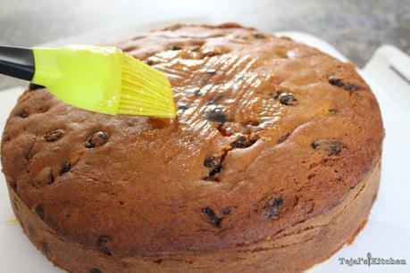 Light Fruit Anniversary Cake