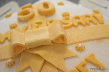 Light Fruit Anniversary Cake