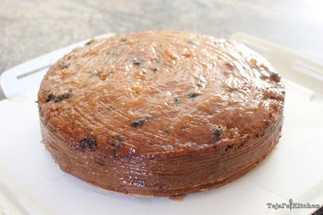 Light Fruit Anniversary Cake