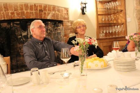 Light Fruit Anniversary Cake