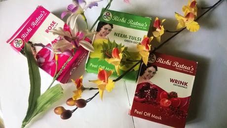 Rishi Ratna Remedies Herbal Home Spa Peel Off Masks Review