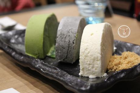 Trio of ice-cream