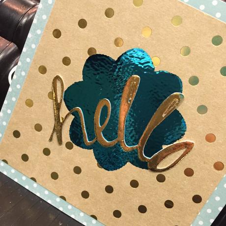 Card Created with Deco Foil
