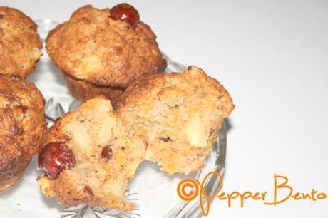 America's Test Kitchen Morning Glory Muffins with Cherries I